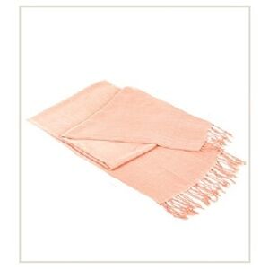 YVES ROCHER SHAWL/SCARF - CORAL ONE SIZE (NEW WITH TAGS)
